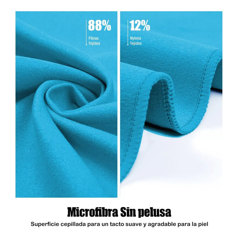 Toalla De Deporte Microfibra Set X3 Secado Rapido - Norplat