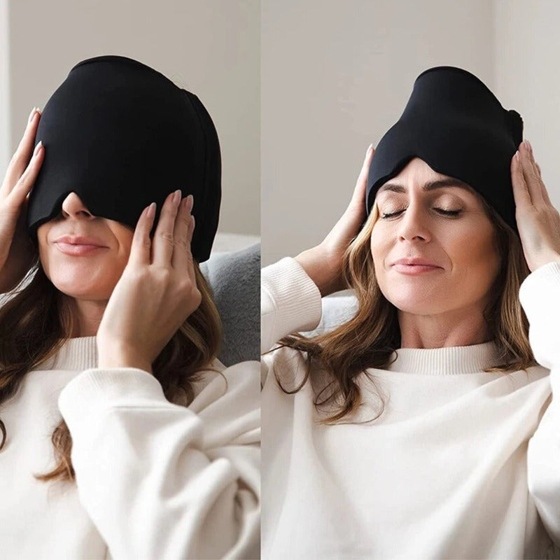Gorro Migraña Gel Alivia Dolor Cabeza Compresa Gel - Norplat