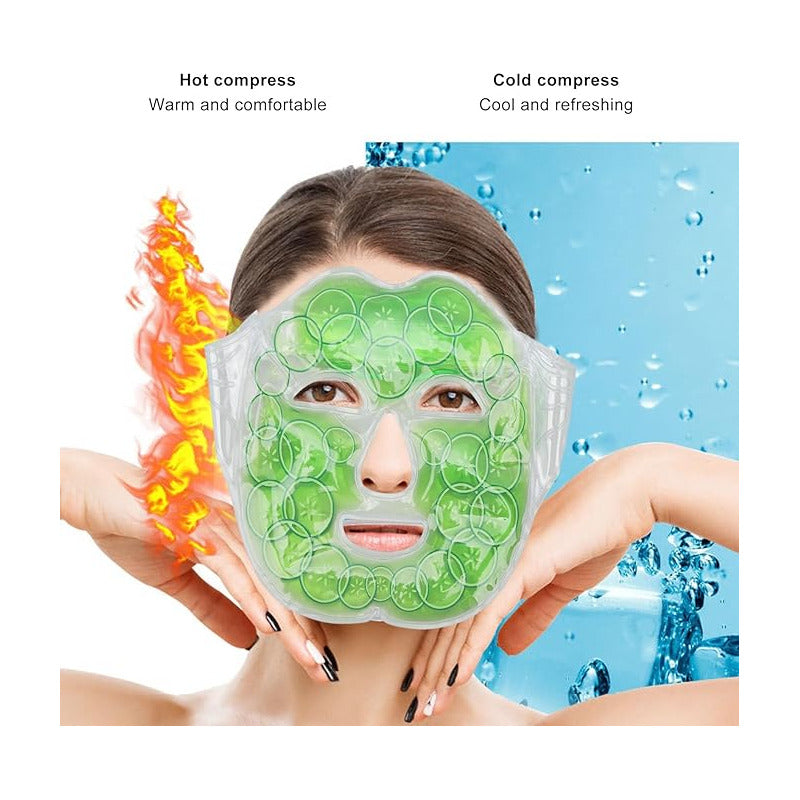 Compresa Facial Compresas Gel Frio Calor Migraña - Norplat 05 - Pepino