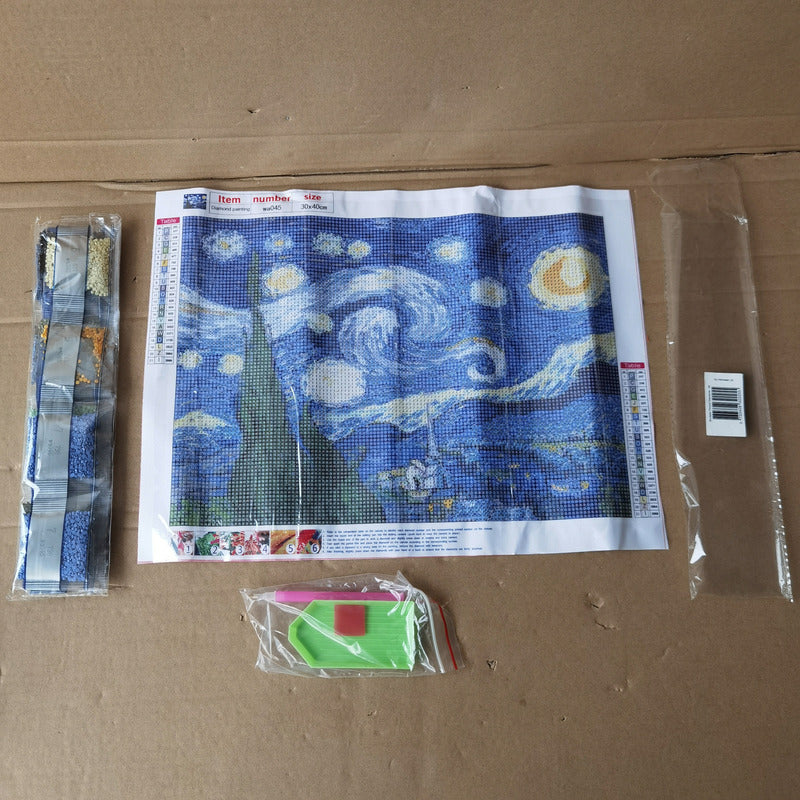 Bordado Pintura Diamante - 40x30cm Diseños Varios - Norplat