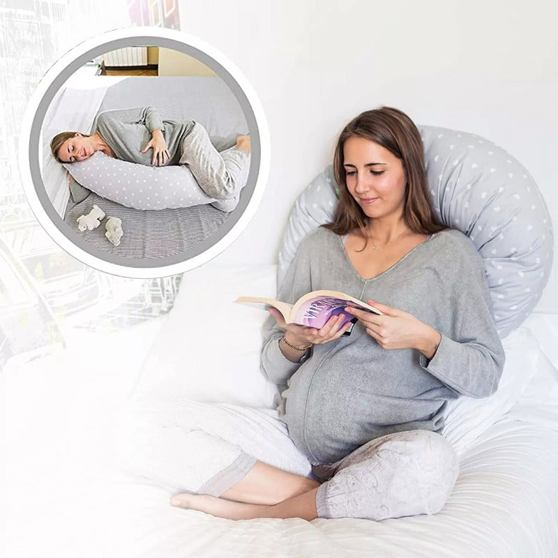 Cojín Maternal Almohada Materindad Lactancia 100% Algodón