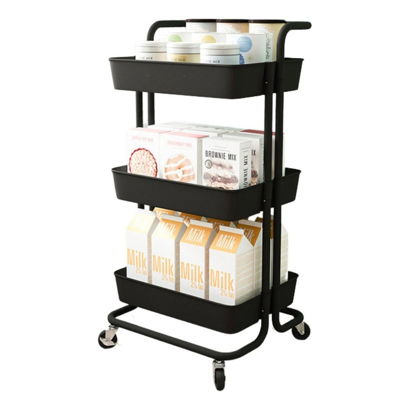 Carro Organizador Mueble Estante De Almacenamiento 3 Niveles