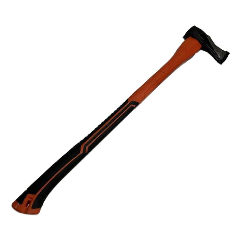 Hacha Para Leña 90cm De Acero Carbono Mango Pp+tpr - Norplat