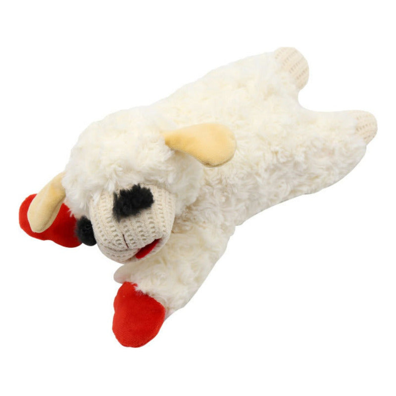 Peluche Oveja Con Texturas Y Sonido Para Mascotas Y Niños