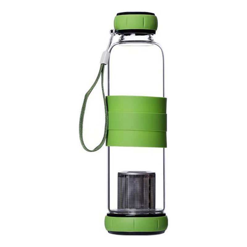 Botella Infusor Vidrio 550cc Difusor Te Bpa-free - Norplat