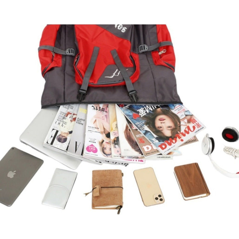 Mochila Impermeable Norplat 90l Para Camping Trekking Viajes
