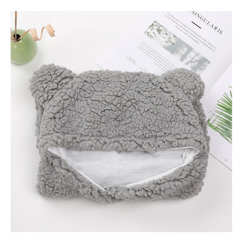 Osito De Corderito Bebe Body Enterito Sin Brazos - Norplat Gris M: 1 A 3 Meses Lisa
