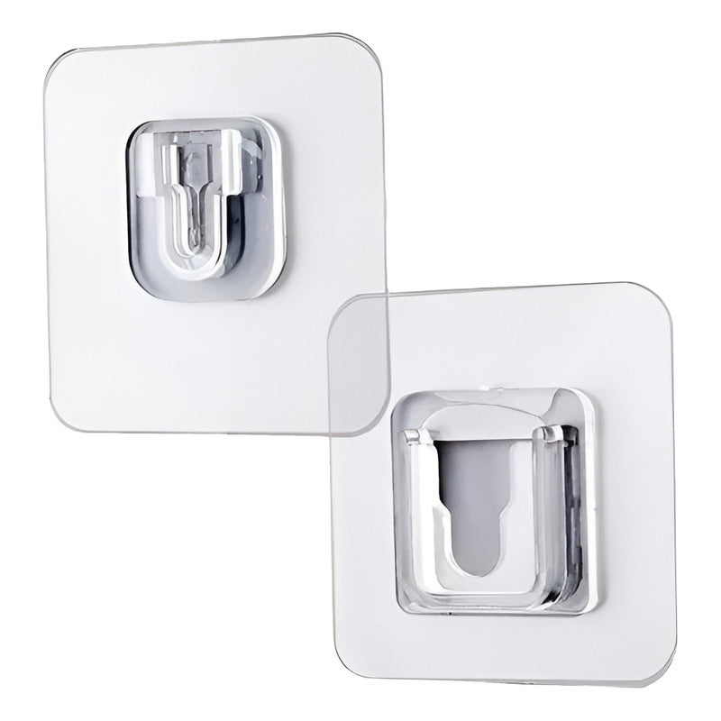 Pack 10 Adhesivos Doble Cara Colgador Gancho Pared - Ome