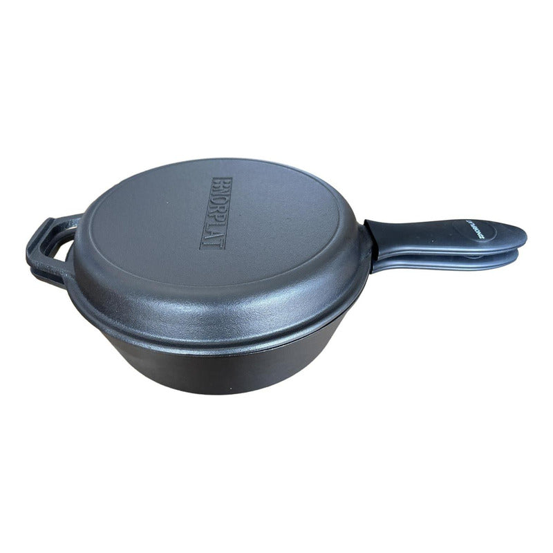 Dutch Oven Norplat Ø26cm 2 Sartenes Hierro Fundido + 2 Grip