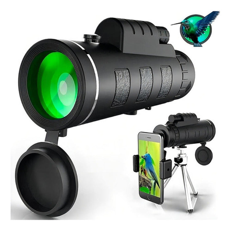 Telescopio Monocular Hd 40x60 Tripode Y Adaptador - Norplat