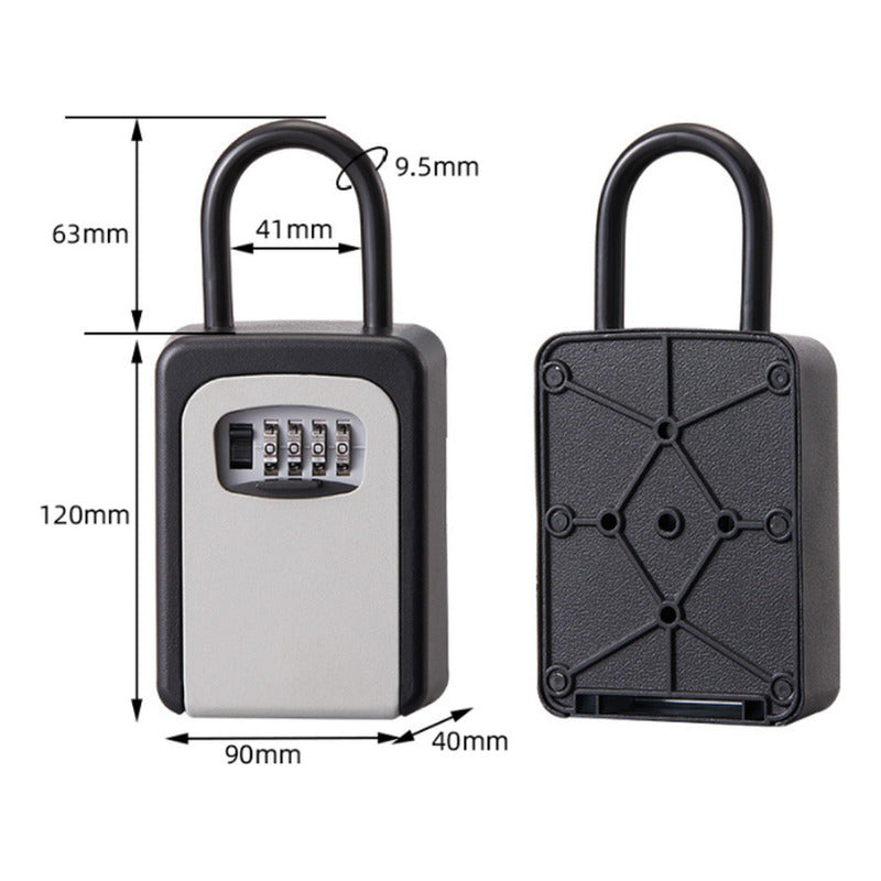 Caja Guarda Llave Con Clave Seguridad Colgante Muro Norplat