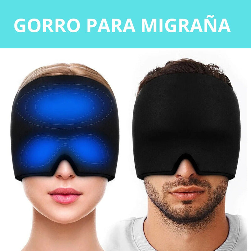 Gorro Migraña Gel Alivia Dolor Cabeza Compresa Gel - Norplat