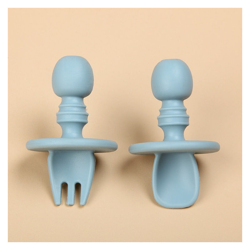 Cubiertos Para Bebe Silicona Aprendizaje 8.5cm - Norplat