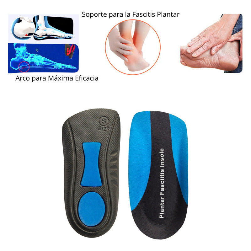 Par Talonera Fascitis Plantar Deporte Casual 2.3cm Altura