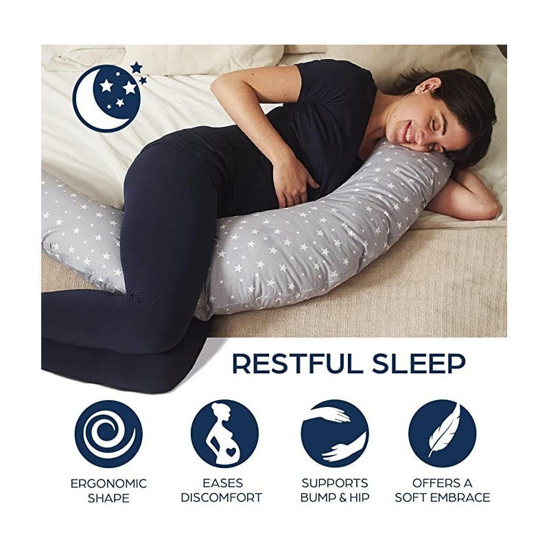 Cojín Maternal Almohada Materindad Lactancia 100% Algodón