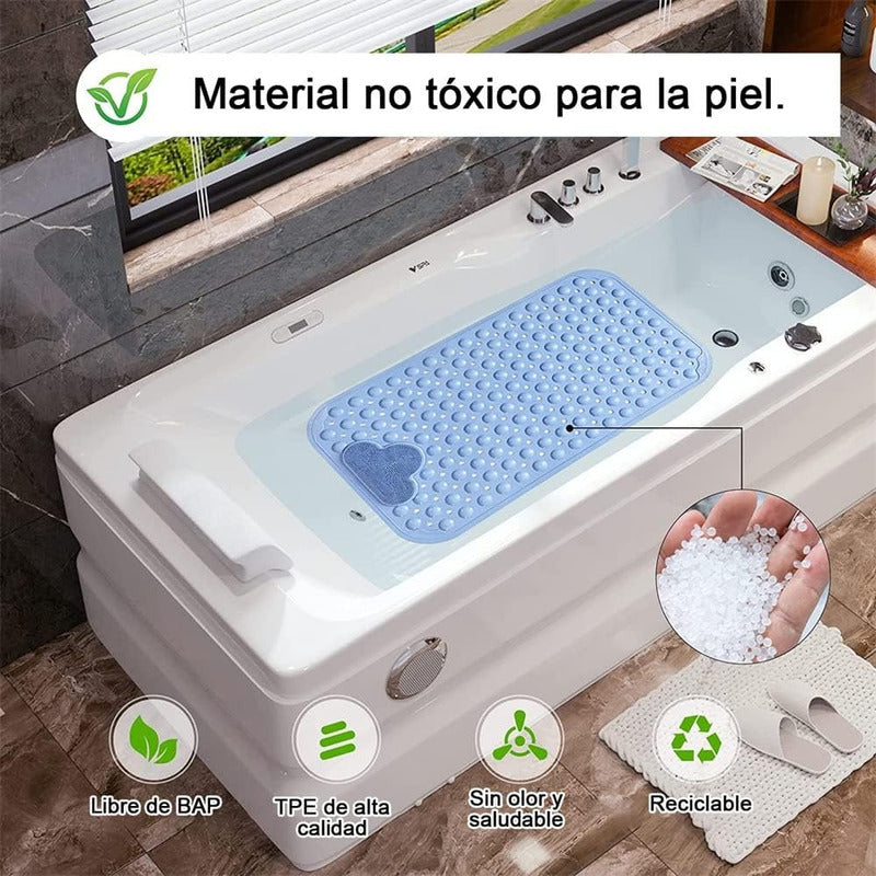 Piso Goma Antideslizante Para Ducha Tinas Alfombra - Norplat