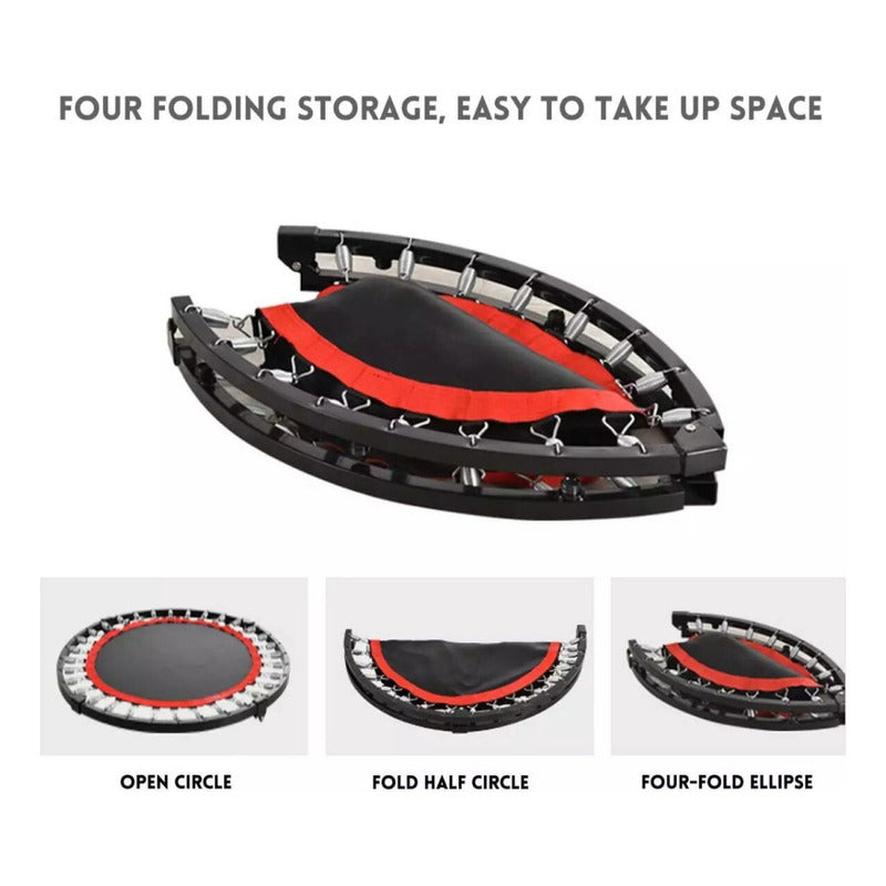 Trampolin Fitness Redondo Con Mango Y Cobertor 100cm Norplat