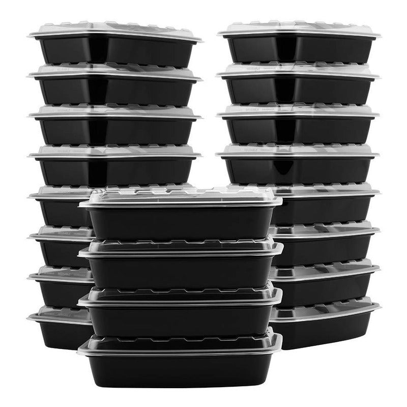 Recipientes Comida Pack 50pz Ecológico Reutilizable - Cukin