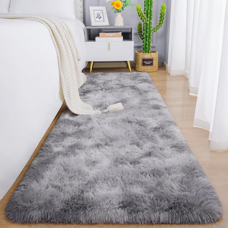 Alfombra Bajada De Cama Peluda 160x60cm 3cm Suave - Norplat