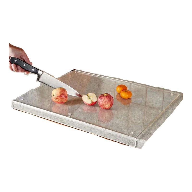 Tabla Picar De Acrilico Premium Con Lengueta 40x28cm Norplat