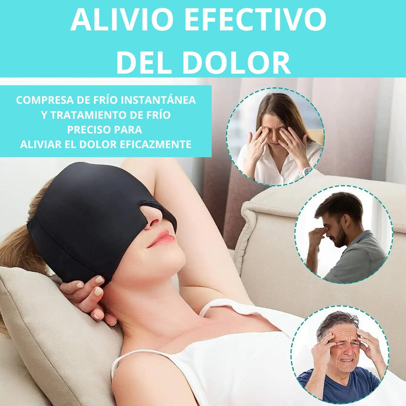 Gorro Migraña Gel Alivia Dolor Cabeza Compresa Gel - Norplat