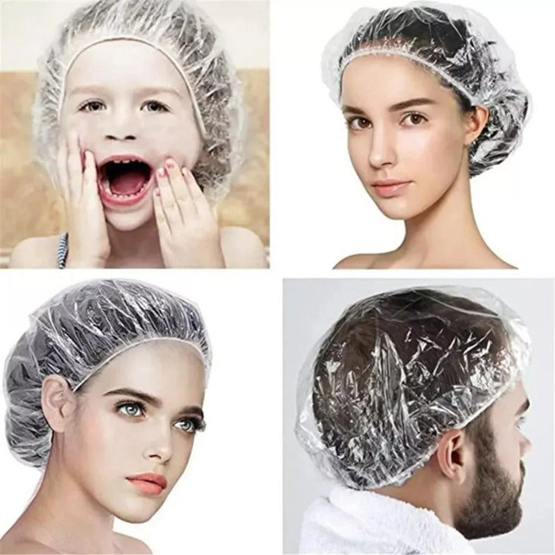 Gorro Desechable De Ducha Transparente (100 Unidades ) - Ome