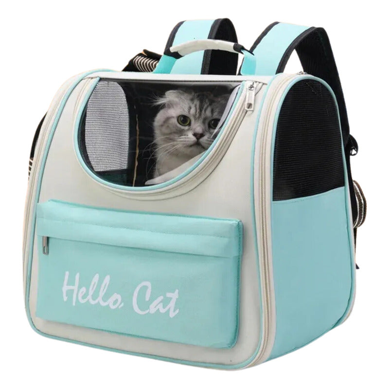 Norplat Mochila Transportador Viaje Mascota Bolso Gato Perro