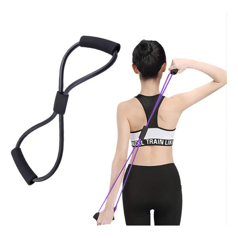 Set Deportivo 7 En 1 Rodillo Rueda Abdominal Cuerda Norplat