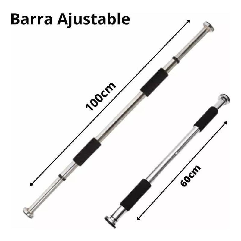 Barra De Ejercicios Ajustable Para Puerta Dominada/flexiones