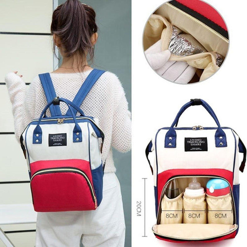 Mochila Pañalera Bebé Mamá Bolso Maternal - Norplat
