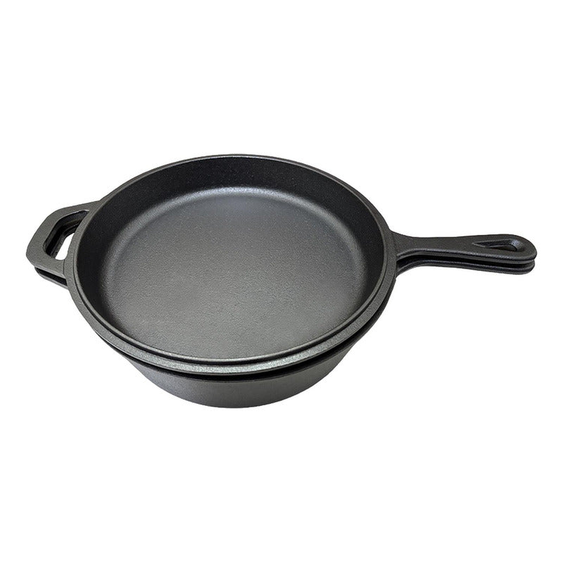 Cacerola + Sartén Norplat De Hierro Fundido Dutch Oven Ø26cm