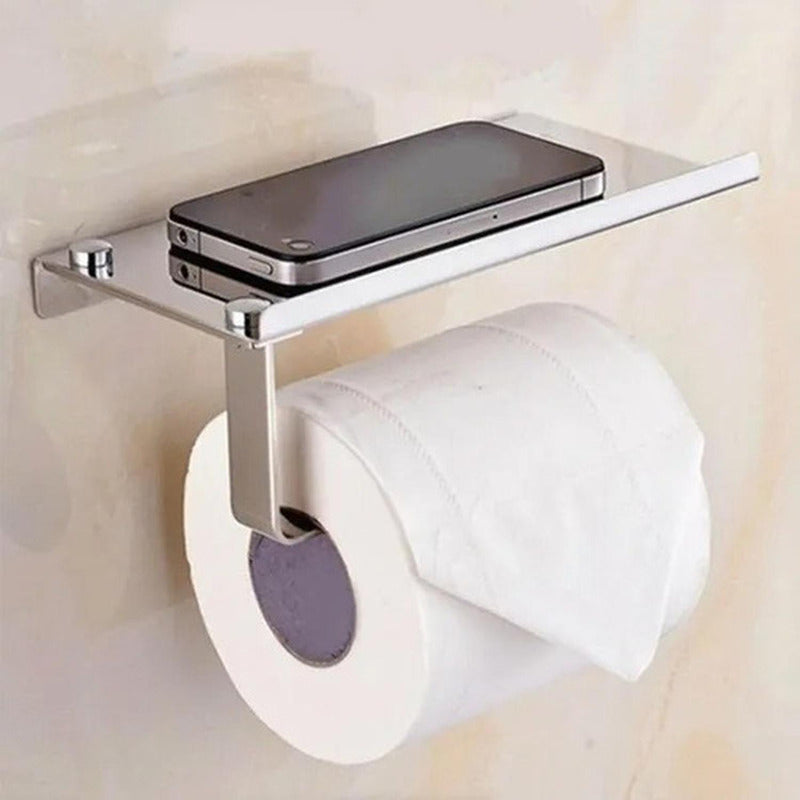 Porta Rollo Papel Higiénico Confort Soporte Celular Norplat