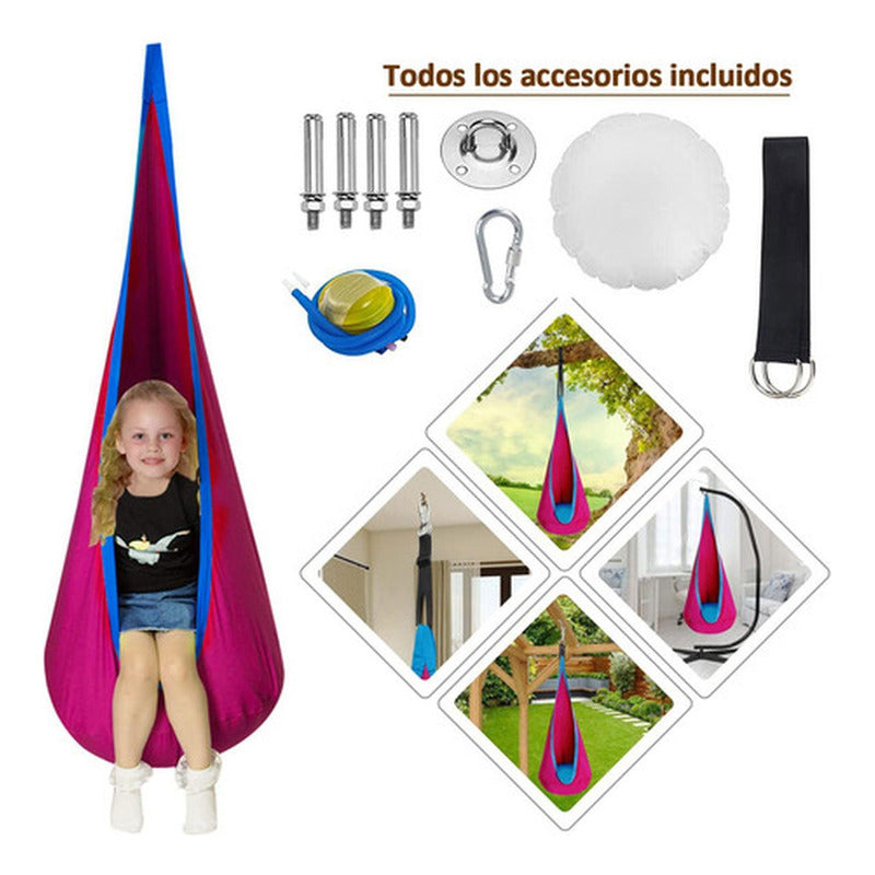 Columpio Sensorial Hamaca Colgante Niños + Cojín - Norplat