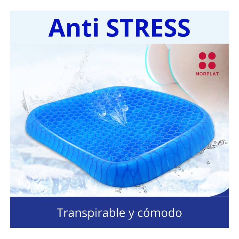 Cojin Silla Goma Gel Casa Auto Oficina Ergonómico - Ome