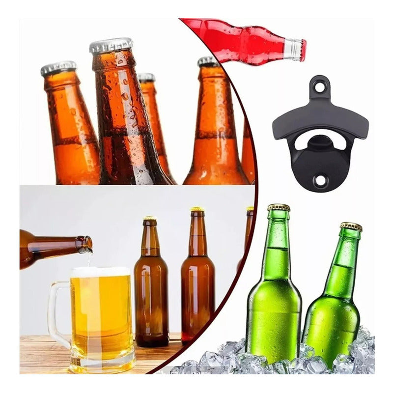 10 Destapador Abridor Botellas Cerveza Montaje Pared Norplat