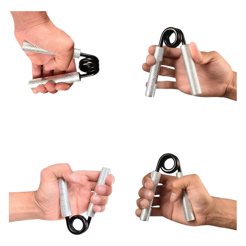 Hand Grip Resistencia Ejercicio Fortalecedor Muñeca Norplat Plateado
