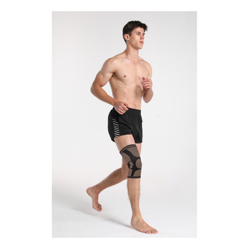 Rodillera Deportiva Ortopédica Soporte Compresion Cobre Par