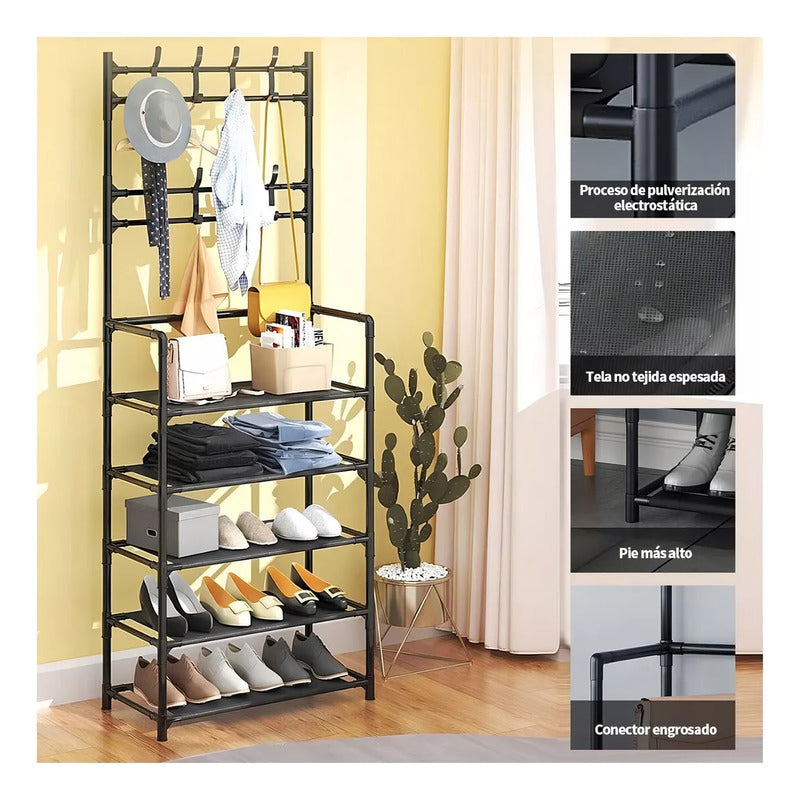 Organizador De Zapatos Colgador Perchero 5 Niveles - Norplat