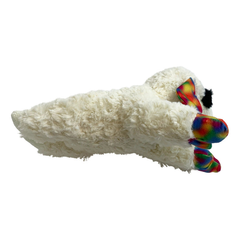 Peluche Oveja Con Texturas Y Sonido Para Mascotas Y Niños
