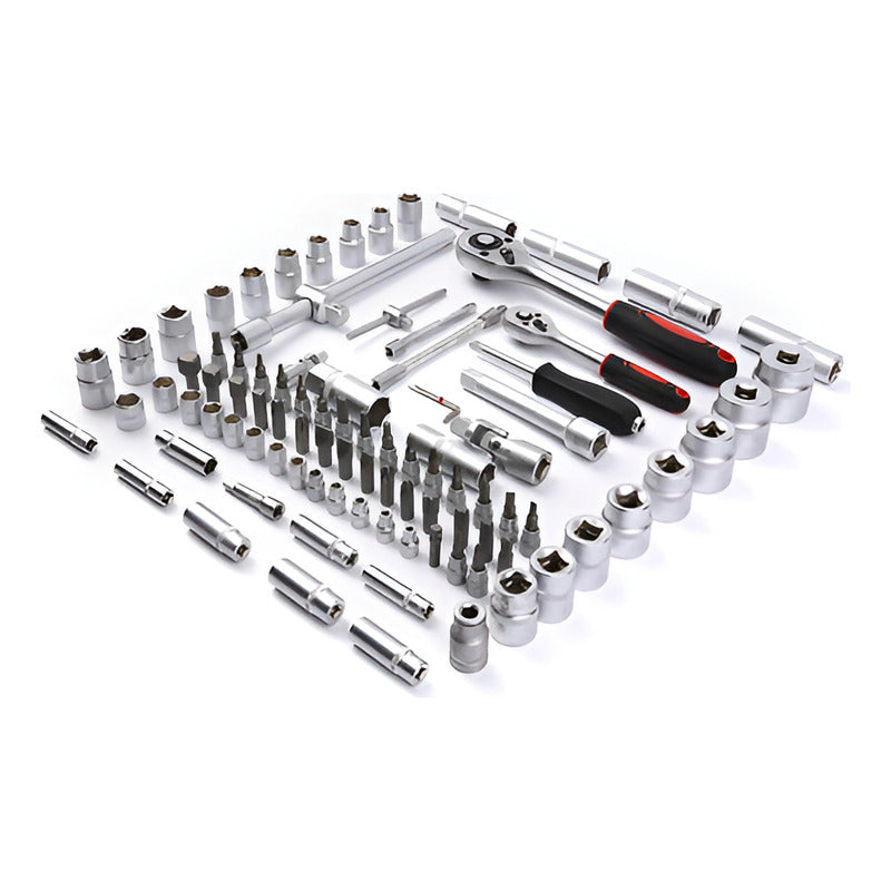 Caja Herramientas Dados Llaves 94 Piezas Acero Crv - Norplat