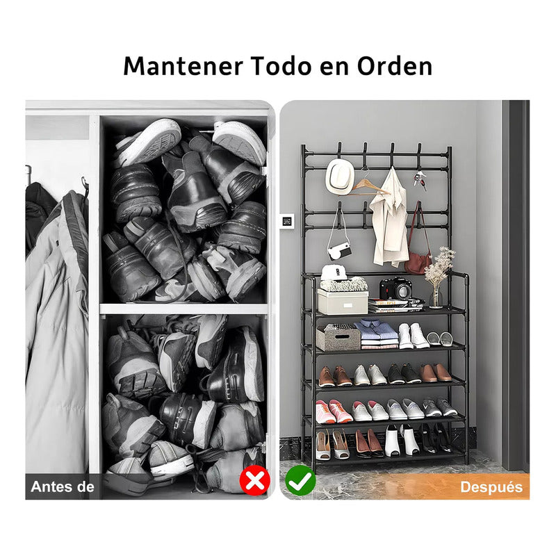 Organizador De Zapatos Colgador Perchero 5 Niveles - Norplat