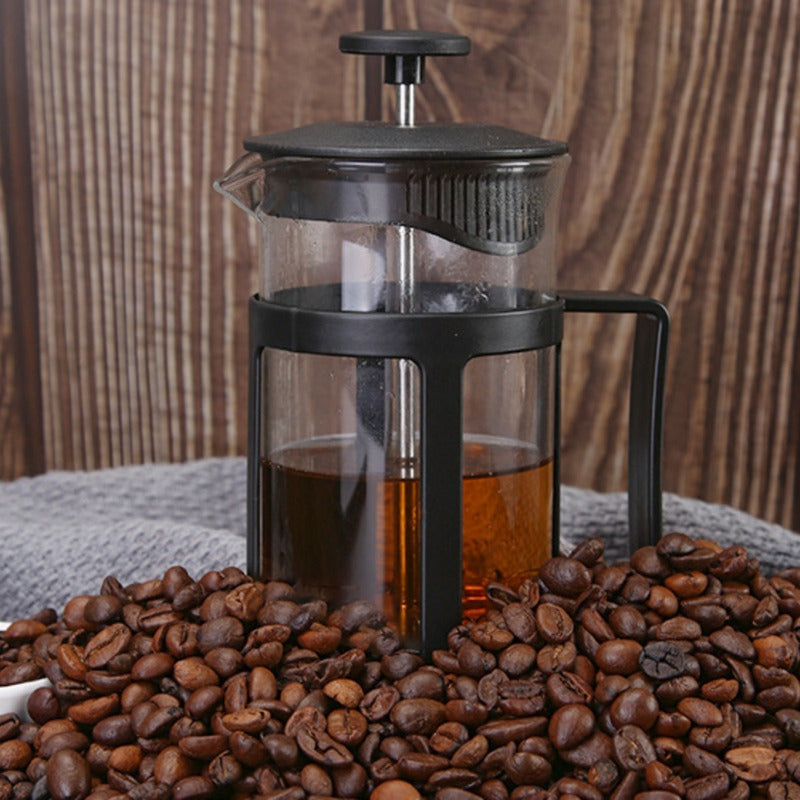 Prensa Francesa Cafetera 600 Ml Filtro Vidrio Café - Cukin