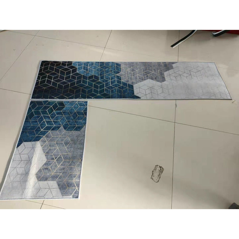 2 Alfombras Cocina Piso Entrada Baño Antideslizante Norplat