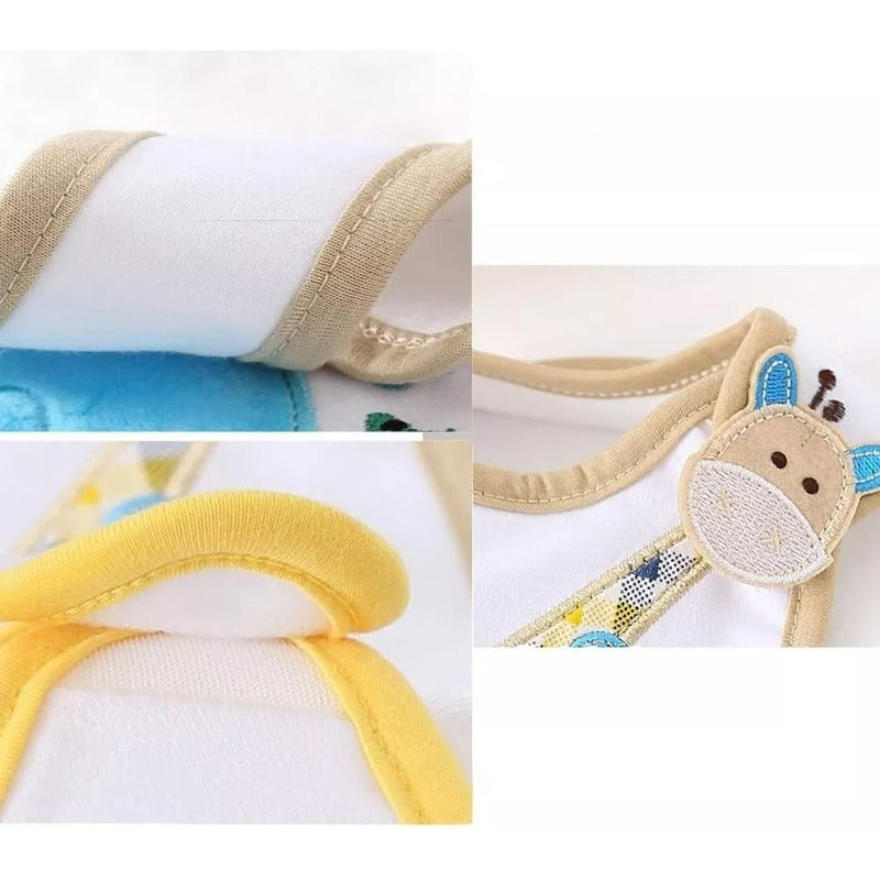 Pack 3 Baberos Impermeables Bebés Varios Diseños Infaltable