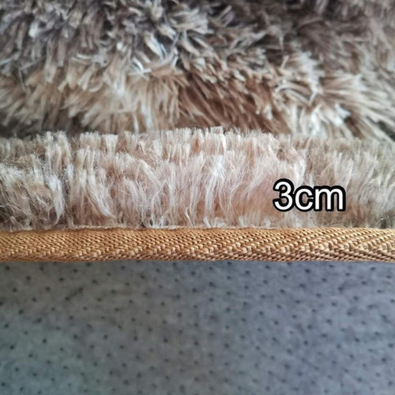 Alfombra Bajada De Cama Peluda 160x60cm 3cm Suave - Norplat