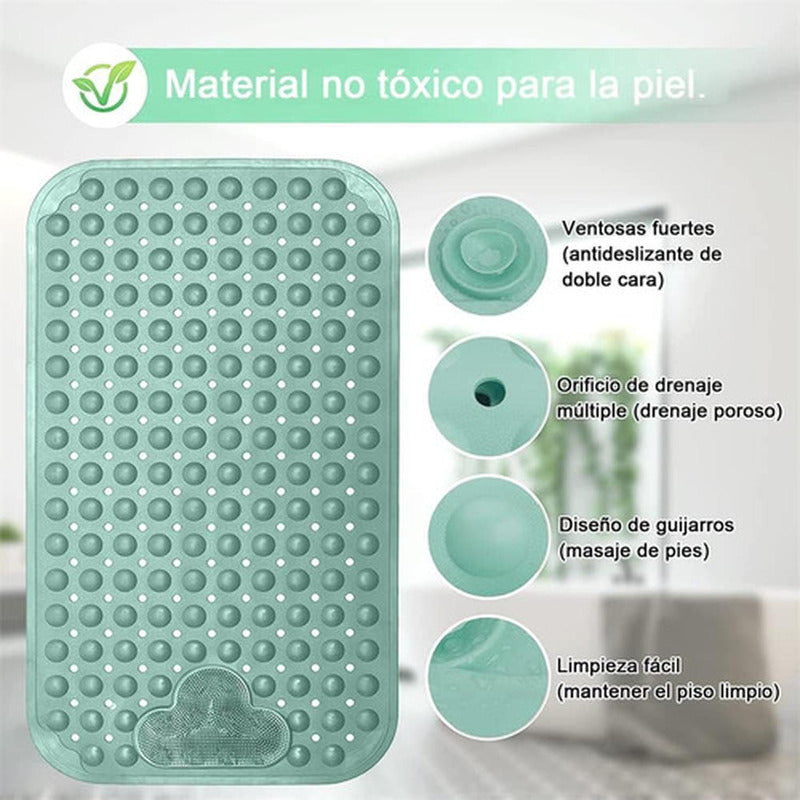 Piso Goma Antideslizante Para Ducha Tinas Alfombra - Norplat