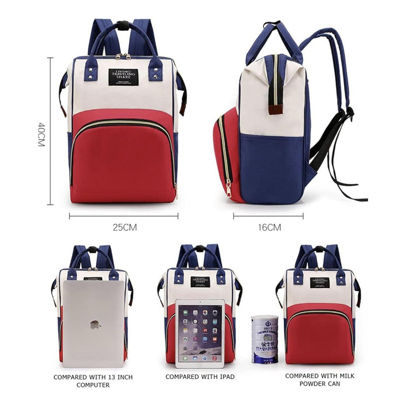 Mochila Pañalera Bebé Mamá Bolso Maternal - Norplat