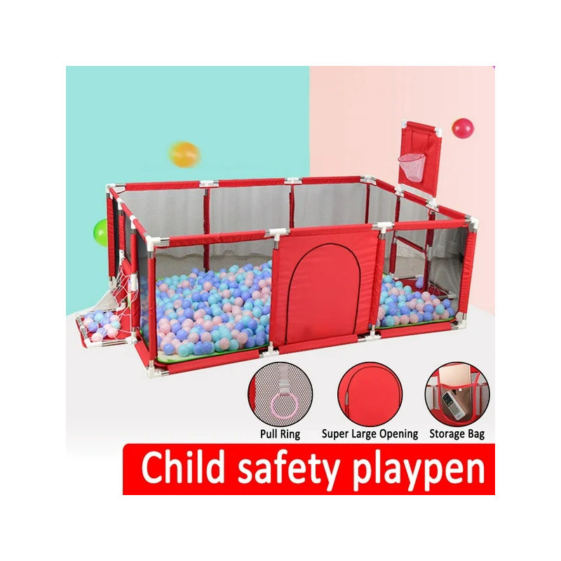 Corral Para Bebe Con Aro De Basket 180cm Seguridad - Norplat