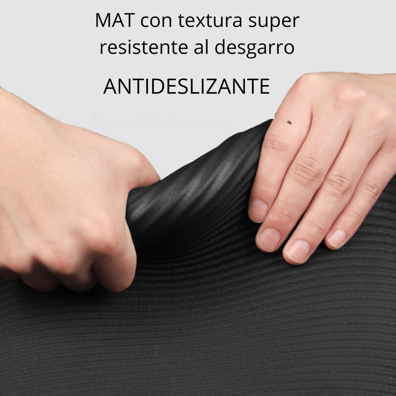 Colchoneta Yoga Mat Pilates 15mm + Bolso Transporte Norplat