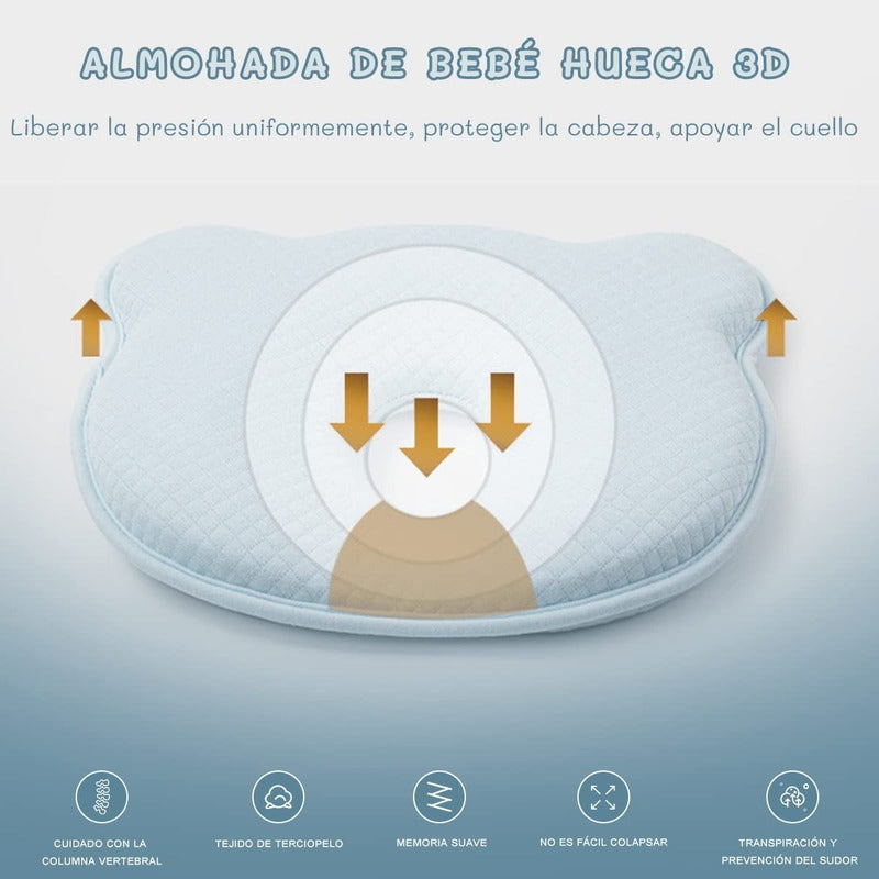 Almohada Para Bebe Norplat - Cojin Plagiocefalia Guagua
